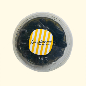 Zwarte olijven met fijne kruiden